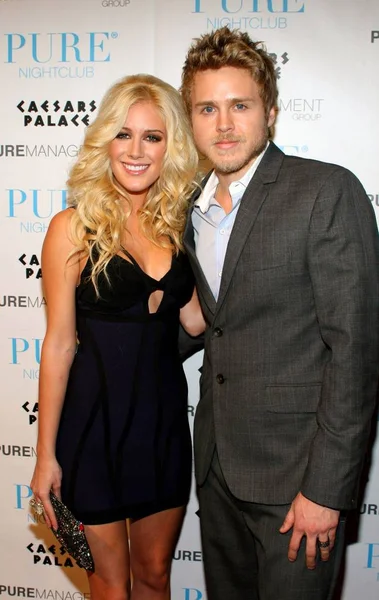 Heidi Montag Spencer Pratt Obecności Pure New Years Eve Bash — Zdjęcie stockowe