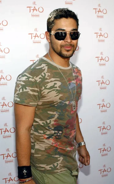 Wilmer Valderama Agli Arrivi Tao Beach Pool Party Tao Las — Foto Stock