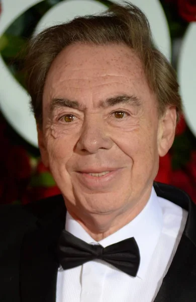 Sir Andrew Lloyd Webber Sosirile Pentru Cea Ediție Premiilor Tony — Fotografie, imagine de stoc