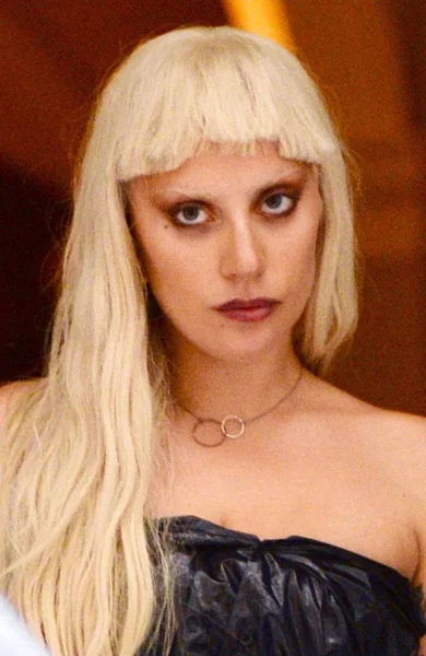 Lady Gaga Mintegy Celebrity Candids Sun New York Szeptember 2015 — Stock Fotó