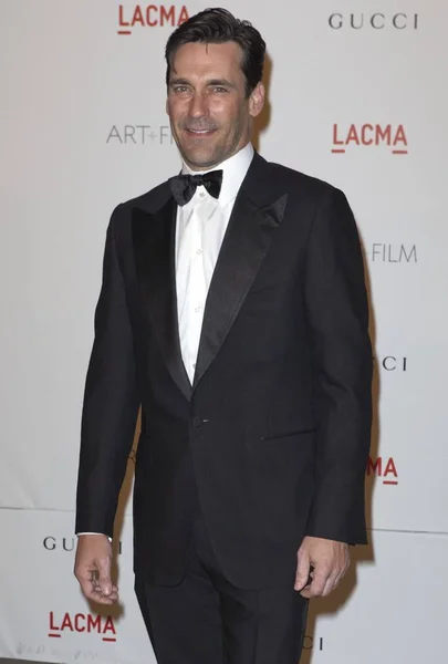 Jon Hamm Przy Przylotach Lacma Art Film Gala Los Angeles — Zdjęcie stockowe