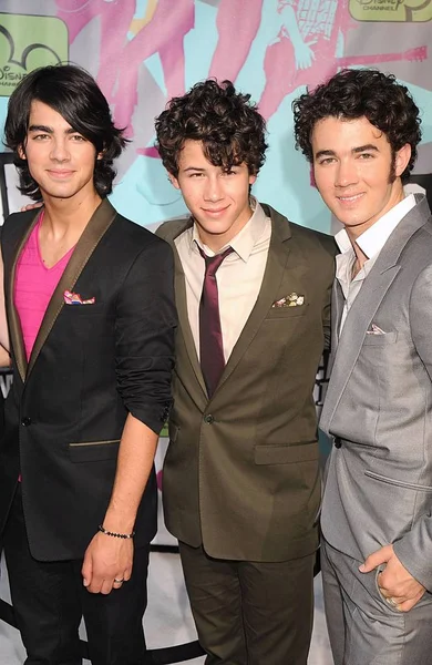 Joe Jonas Nick Jonas Kevin Jona — Foto de Stock