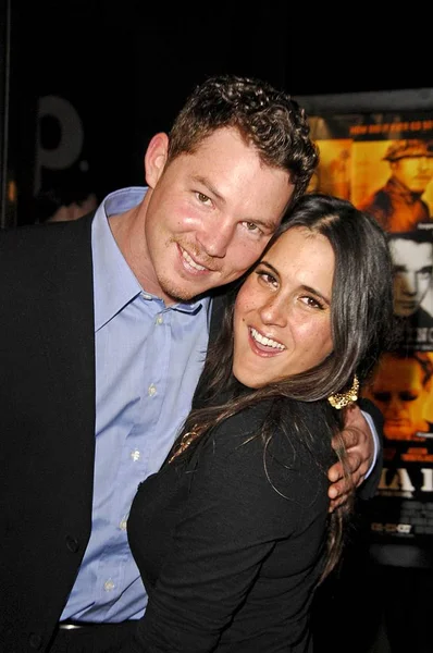 Shawn Hatosy Lizzie Press Arrivals Alpha Dog Premiere Arclight Hollywood — Stock Photo, Image