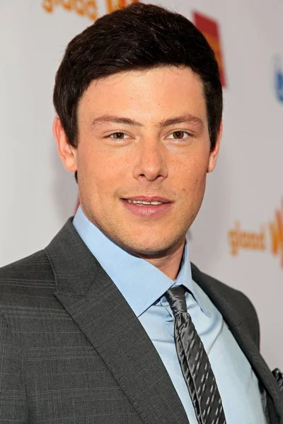 Cory Monteith Przy Przyjazdów Roczne Glaad Media Awards Nyc Marriott — Zdjęcie stockowe