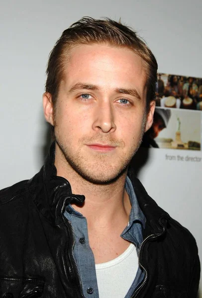 Ryan Gosling Érkezések Látogatóbemutató Moma Museum Modern Art New York — Stock Fotó