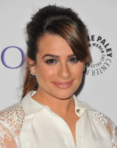 Lea Michele Las Llegadas Para 32ª Presentación Anual Paleyfest Fox — Foto de Stock