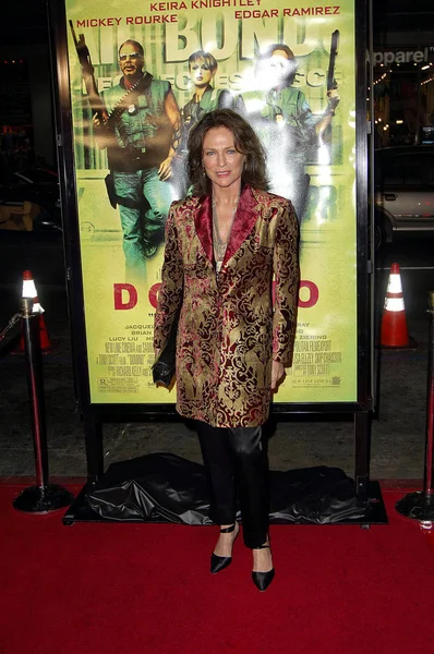 Jacqueline Bisset Arrivals Domino Premiere Graumans Chinese Theatre New York — Stock Photo, Image