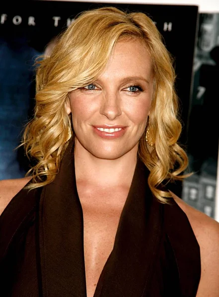 Toni Collette Gece Dinleyicisi Prömiyeri Için Gelen Modern Sanat Müzesi — Stok fotoğraf