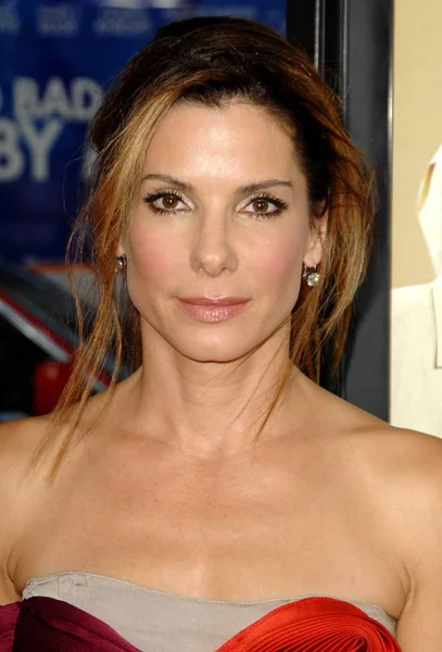 Sandra Bullock Sosiri Pentru All Despre Steve Premiere Grauman Chinese — Fotografie, imagine de stoc