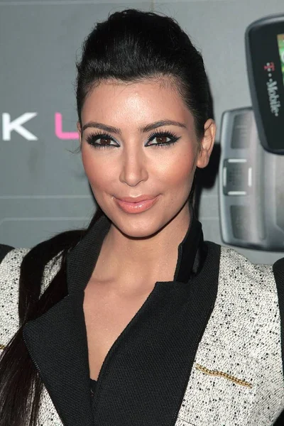 Kim Kardashian Arrivals Mobile Sidekick Launch Party Paramount Studios Los — Stock Photo, Image