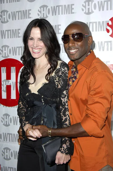 Mary Louise Parker Romany Malco Agli Arrivi Showtime Premieres Weeds — Foto Stock