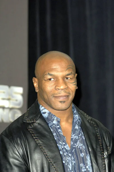 Майк Тайсон Комнате Прессы Bet Silver Shrine Feltorium Лос Анджелес Стоковое Фото