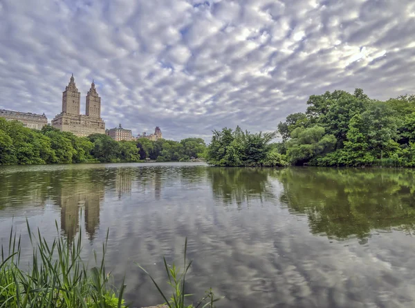 Lago Central Park Nueva York — Foto de Stock