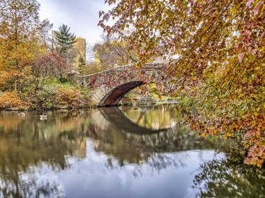gapstow Köprüsü, central park, new york City'deki manhattan simgeler biridir