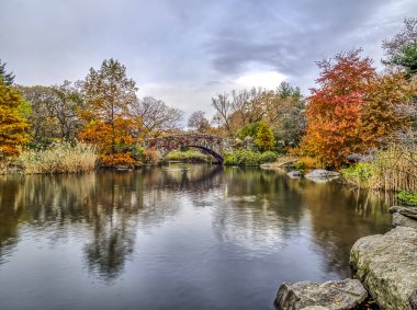 gapstow Köprüsü, central park, new york City'deki manhattan simgeler biridir
