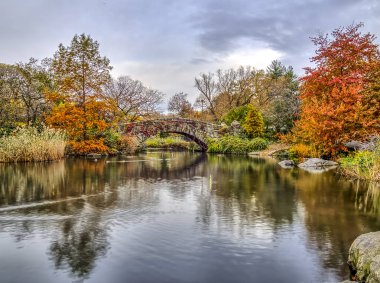 gapstow Köprüsü, central park, new york City'deki manhattan simgeler biridir