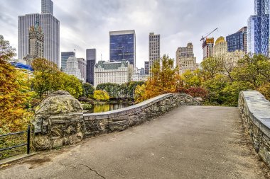 gapstow Köprüsü, central park, new york City'deki manhattan simgeler biridir
