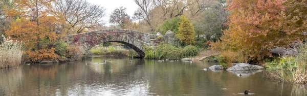 Gapstow Brug Een Van Iconen Van Central Park Manhattan New — Stockfoto