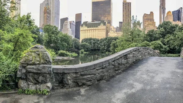 Puente Gapstow Uno Los Iconos Central Park Manhattan Ciudad Nueva —  Fotos de Stock