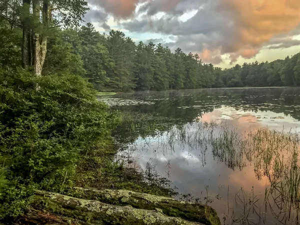 Silver Lake Sullivan New York Eyaleti Içinde Yer Alan Lçe — Stok fotoğraf