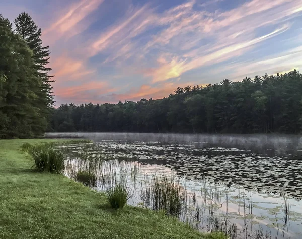 Jezioro Srebrne Sullivan County Stanie Nowy Jork Usa — Zdjęcie stockowe