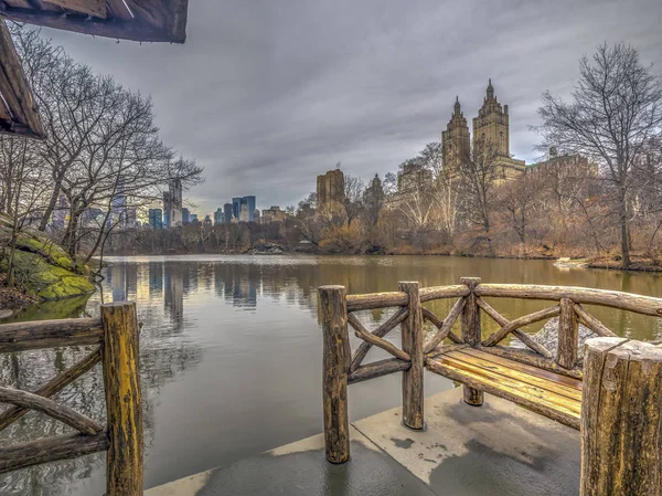 Jezera Central Parku New Yorku — Stock fotografie
