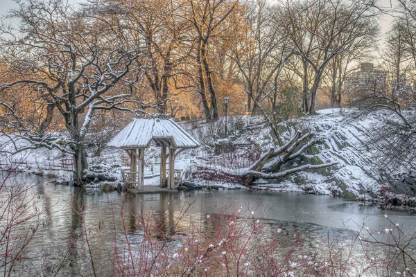 Wagner Bucht Central Park See — Stockfoto