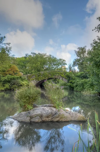 Gapstow Bridge is one of the icons of Central Park, Manhattan in New York City