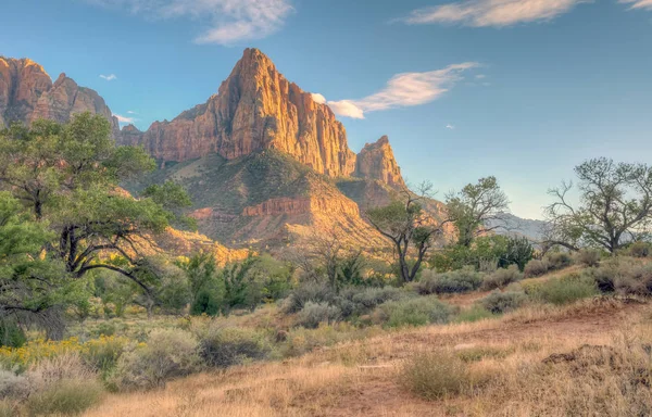 Zion National Park Parque Nacional Estadounidense Situado Suroeste Utah Cerca — Foto de Stock