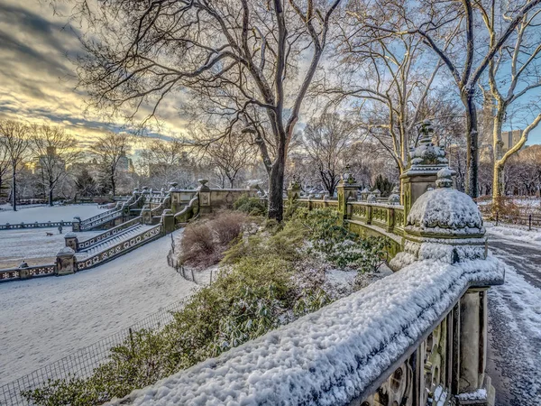 Terrasse Bethesda Surplombe Lac Les Rives Boisées Ramble — Photo