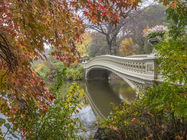 Bow Bridge New York City Central Park Manhattan — Stockfoto