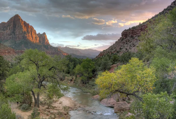 Zion National Park Parco Nazionale Americano Situato Nel Sud Ovest — Foto Stock