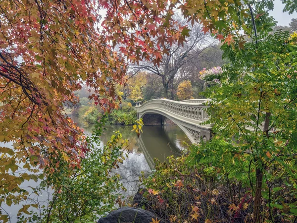 Bow bridge in Central Park, New York ?ity