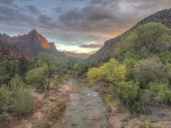 Národní Park Zion Americký Národní Park Nachází Jihozápadní Utah Městě — Stock fotografie