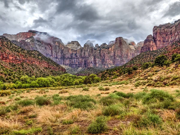 Zion Nationalpark Ist Ein Amerikanischer Nationalpark Südwestlicher Utah Der Nähe — Stockfoto