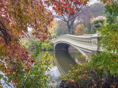 Central Park, sonbahar Manhattan, New York'ta