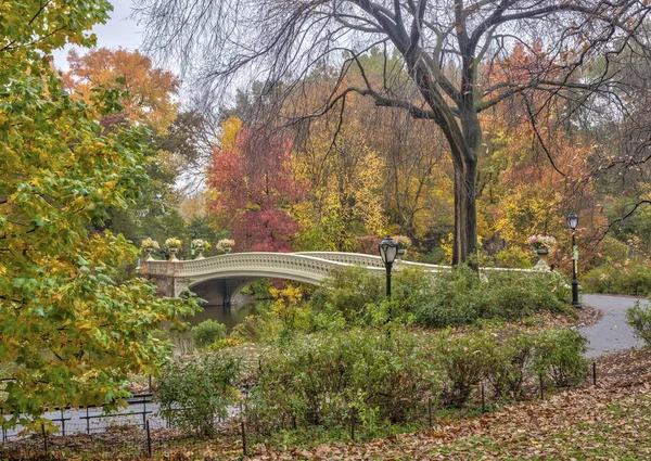 Central Park Manhattan New York City Herfst — Stockfoto