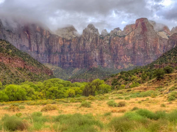 Zion Nationalpark Ist Ein Amerikanischer Nationalpark Südwestlicher Utah Der Nähe — Stockfoto