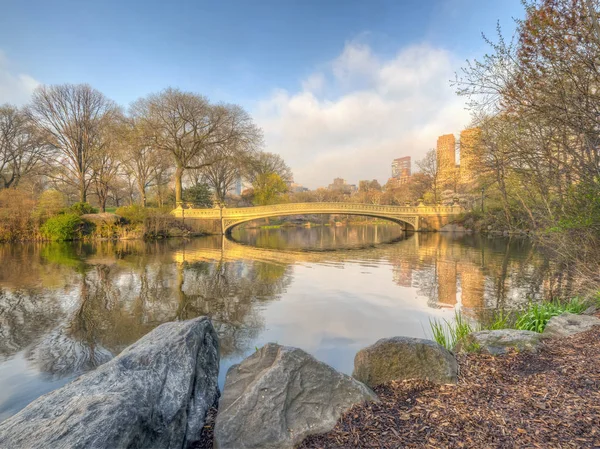 Central Park Manhattan Nueva York Primavera — Foto de Stock