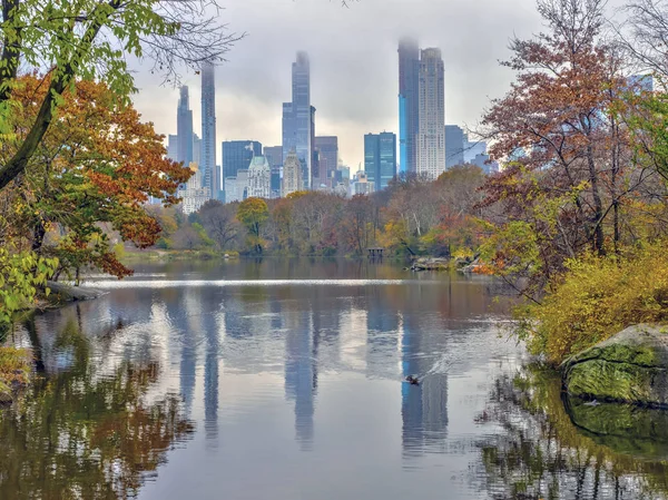 Central Park Manhattan New York Höst — Stockfoto