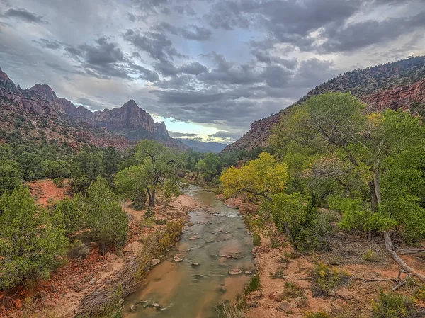 Národní Park Zion Americký Národní Park Nachází Jihozápadní Utah Městě — Stock fotografie