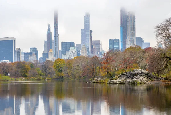 Central Park Sonbahar Manhattan New York — Stok fotoğraf