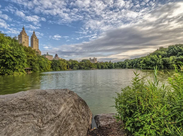 Central Park Lago — Fotografia de Stock