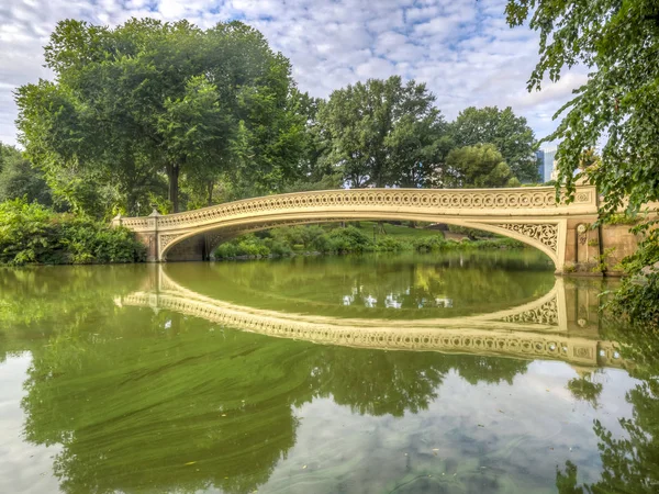 New York City Central Park Manhattan Yay Köprüsü — Stok fotoğraf