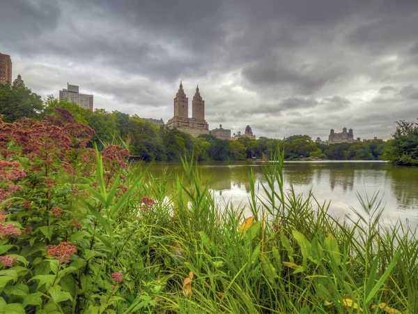 Central Park Lago — Fotografia de Stock
