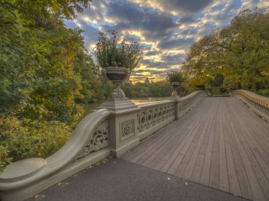 Bow köprüsü,Central Park, New York Cit