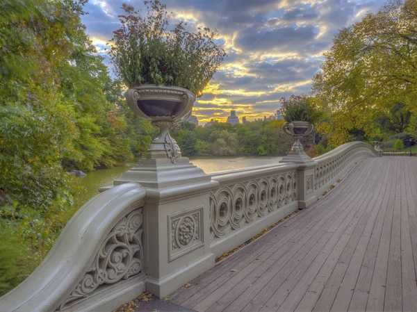 Bow köprüsü,Central Park, New York Cit — Stok fotoğraf