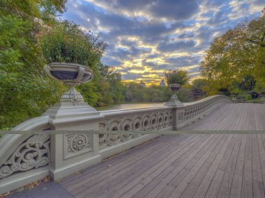 Bow köprüsü,Central Park, New York Cit
