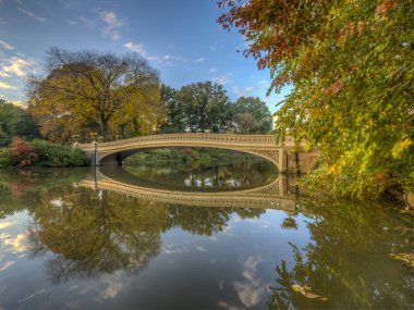 Bow köprüsü,Central Park, New York Cit