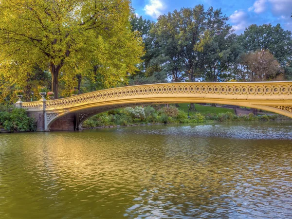 Puente de proa, Central Park, New York Cit —  Fotos de Stock
